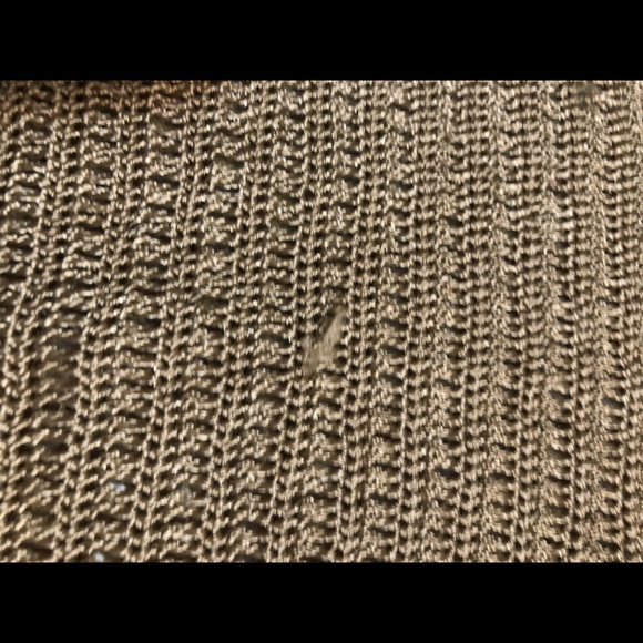 INC Gold Sequined Tank Top. Tagged size large. Closer to a medium/large. - Picture 5 of 6